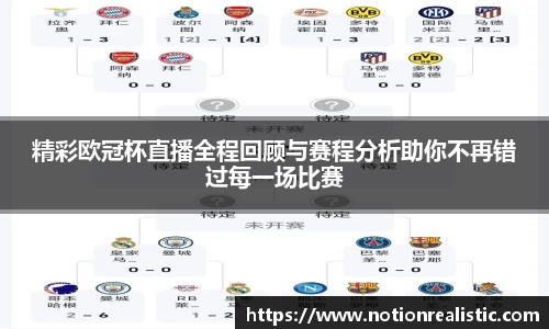 精彩欧冠杯直播全程回顾与赛程分析助你不再错过每一场比赛