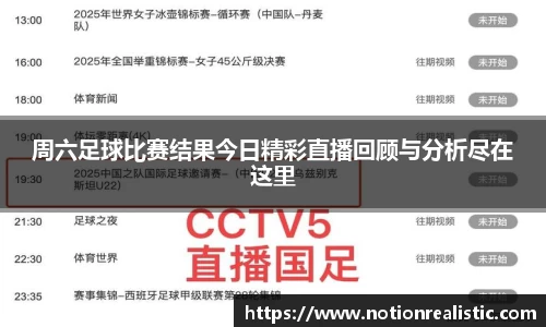 周六足球比赛结果今日精彩直播回顾与分析尽在这里